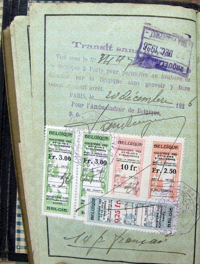 12925-10 Reisepass u. Militärpass Wuppertaler Bandwirkermeister