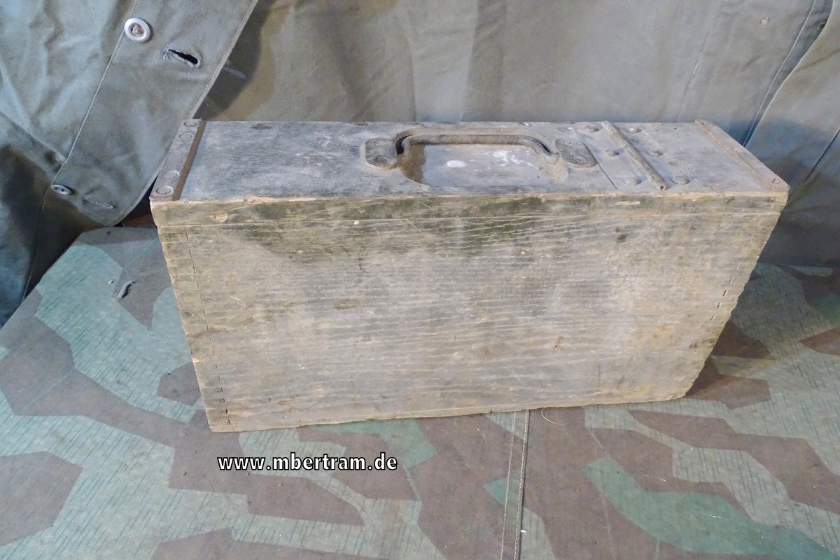 Holz Patronenkasten / Gurtkasten  zum MG 08,  1. Weltkrieg deutsch
