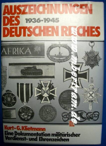 Auszeichnungen d. Dt.Reiches 1936-1945 -Verdinst- u.Ehrenz.