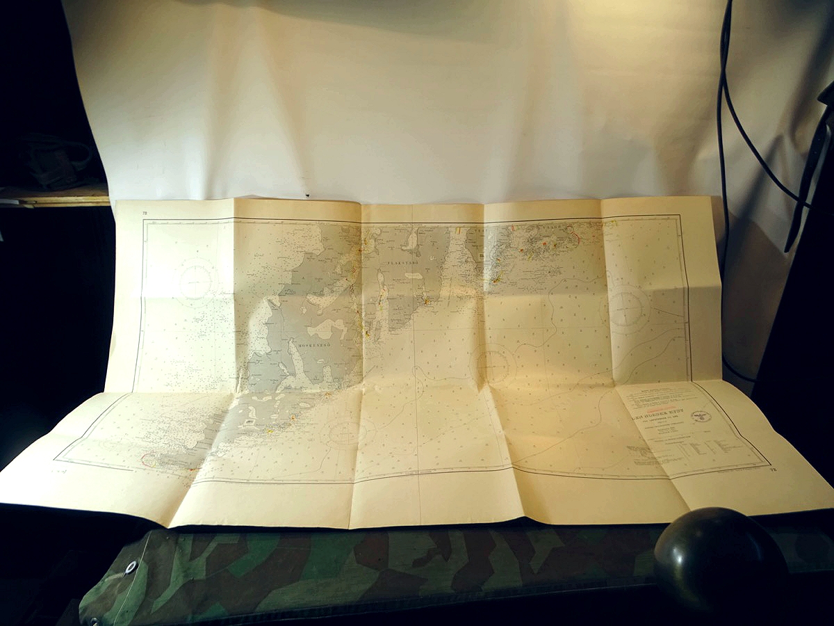 Kriegsmarine Seekarte Nr. 72 Fra Lofotodden til Ure VIII 42