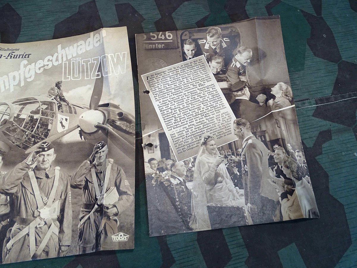 Film-Kurier, Kino Programmheft 1941, Kampfgeschwader Lützow. 