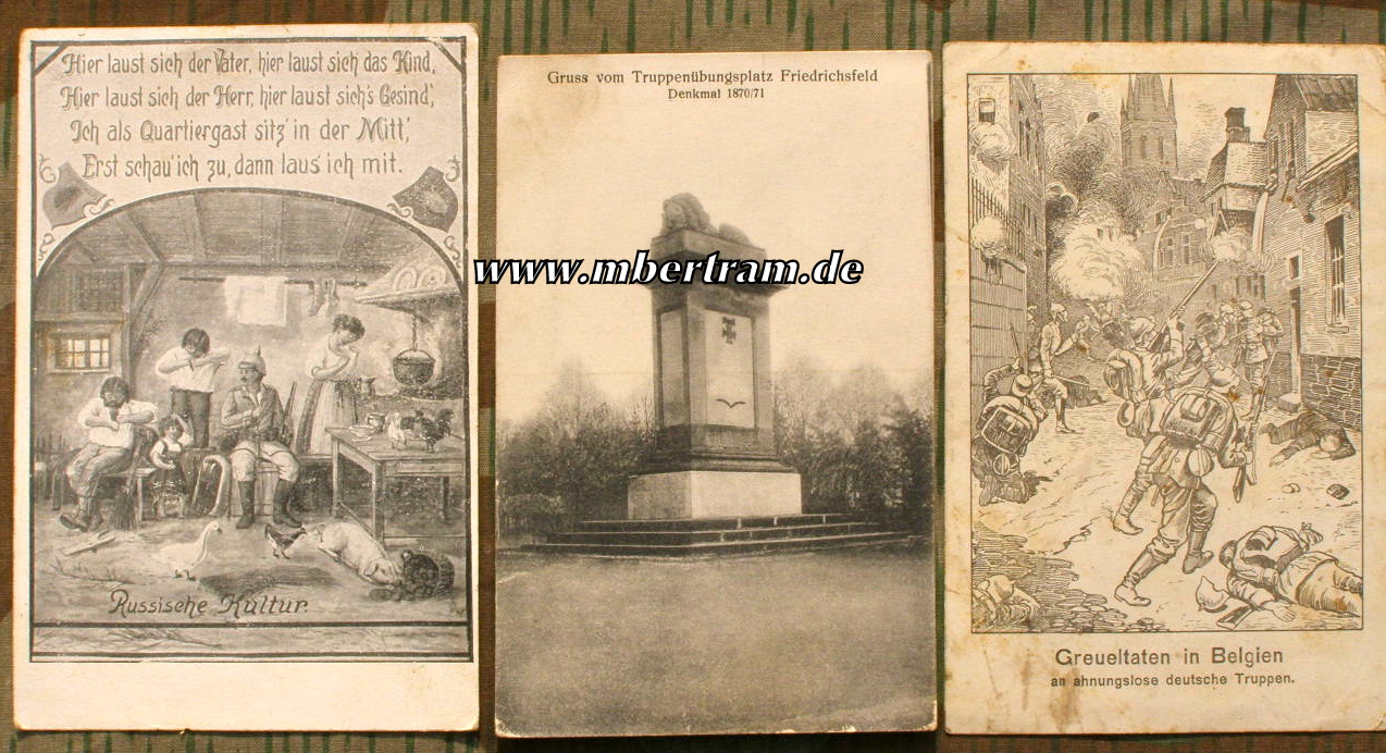 10740-18 35 Feldpostkarten 1. WK, Königl. Landwehr Inf. Rgt. No. 65