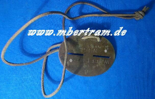 ERKENNUNGSMARKE: 2. WAFFEN SS Pz. RGT. 12 , Nr. 503
