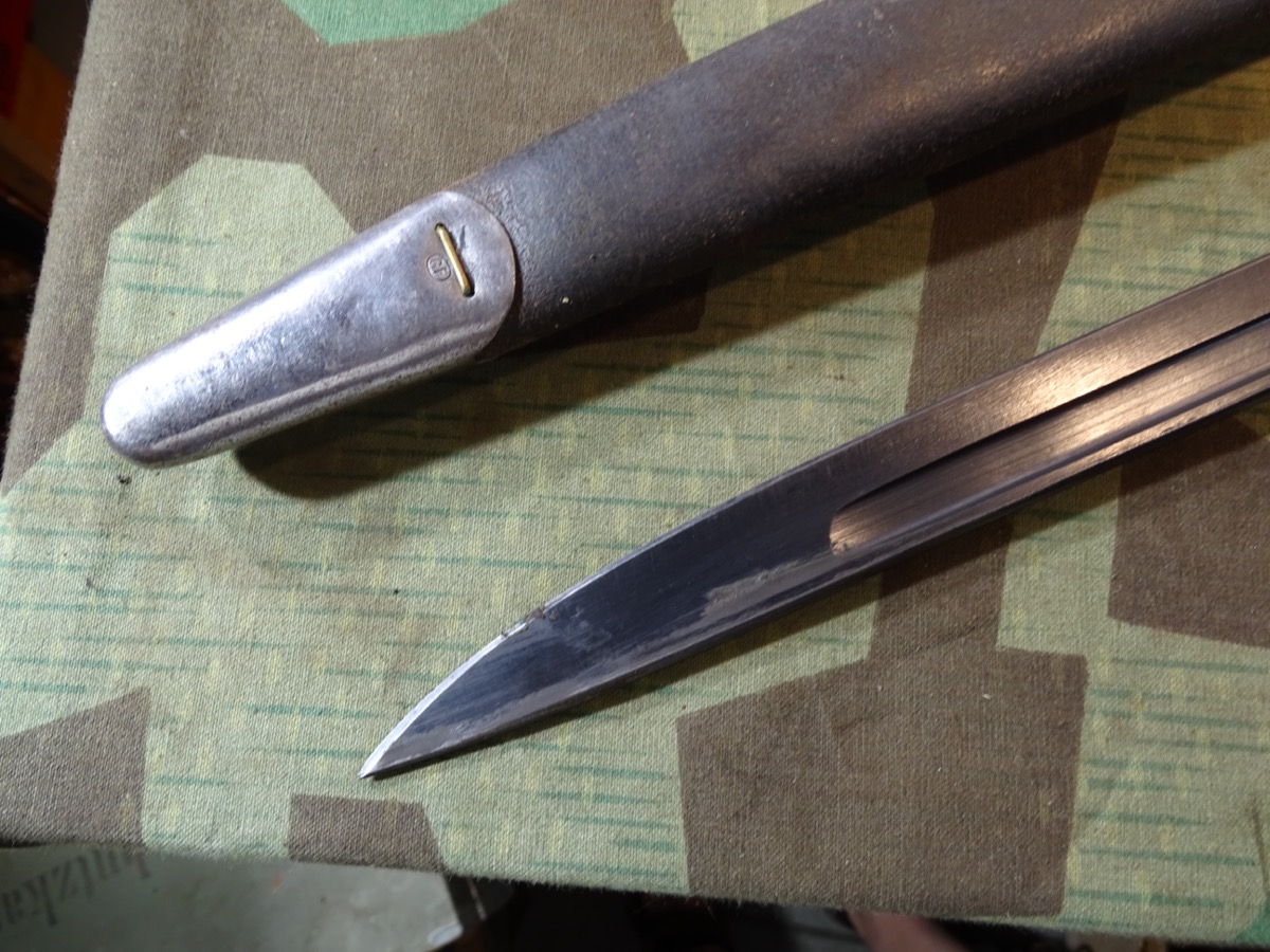 US 1. Weltkrieg Remington 1917, Lederscheide 2 Variante 24035