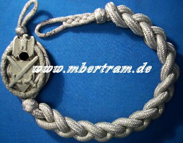 WEHRMACHT SCHÜTZENSCHNUR NEUER ART 1.STUFE