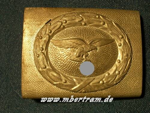 Luftwaffe Ausgeh Koppelschloss. Aufgeklammertes Emblem