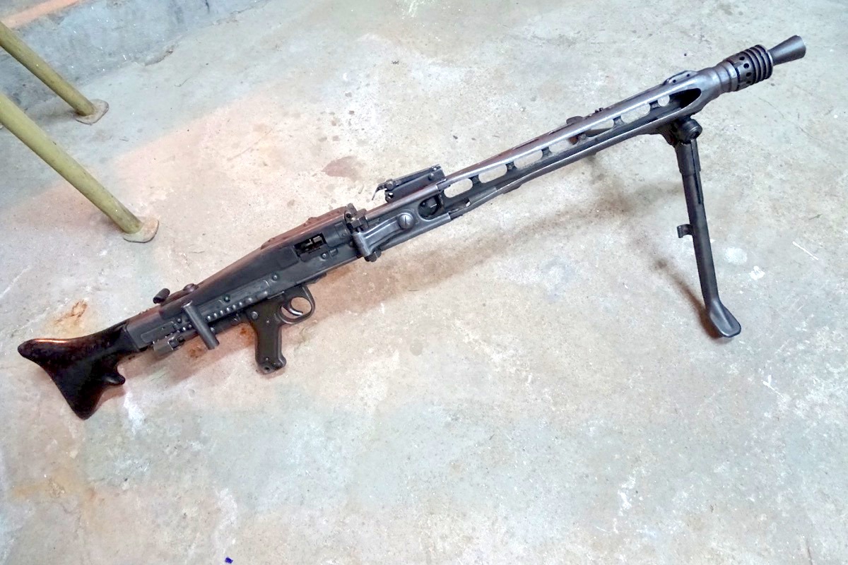 Wehrmachts MG 42, "ar " Mauser Werke, Freier Teilesatz ohne Lauf und Schloss