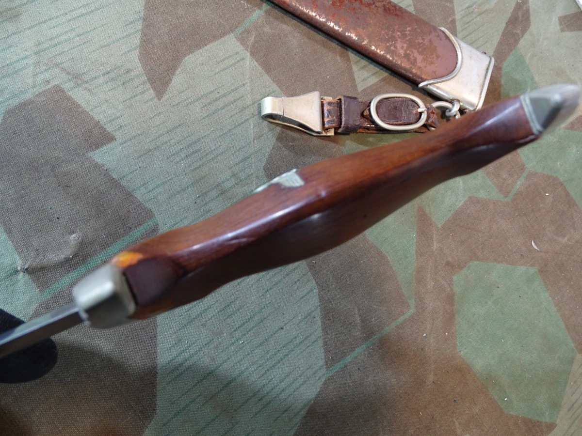 SA Dienstdolch M 33, Hersteller RZM M 7 / 66 1940, Eickhorn mit Gehänge