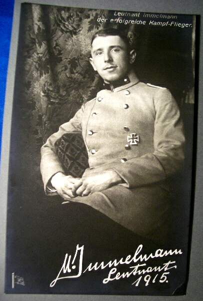 Originalsignatur Olt. IMMELMANN, Max, "Der Adler von Lille"