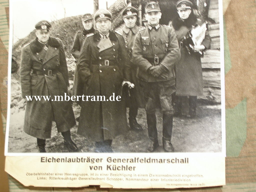 Eichenlaubtr. Gen.F.M. v. Köchler, RK.Tr. Gen.Lt. Schopper