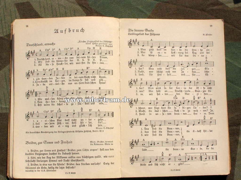 Lieder der Hitlerjugend " Uns geht die Sonne nicht unter"