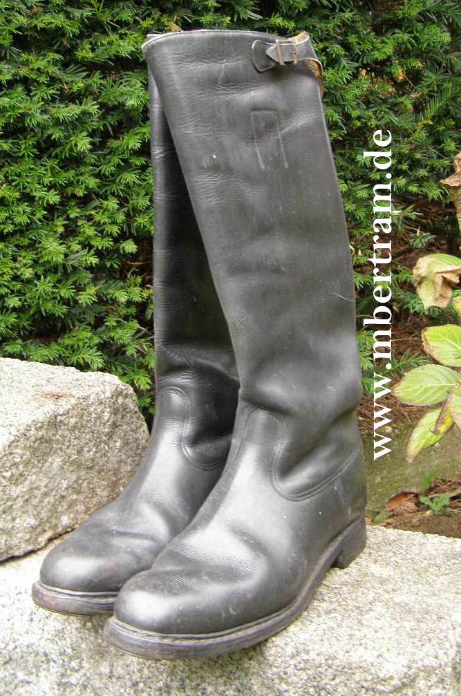 Wehrmacht Offiziersstiefel grosse Größe ca.42. Hst. , 1940