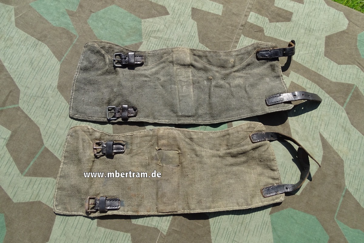 Waffen SS / Wehrmacht Segeltuchgamaschen