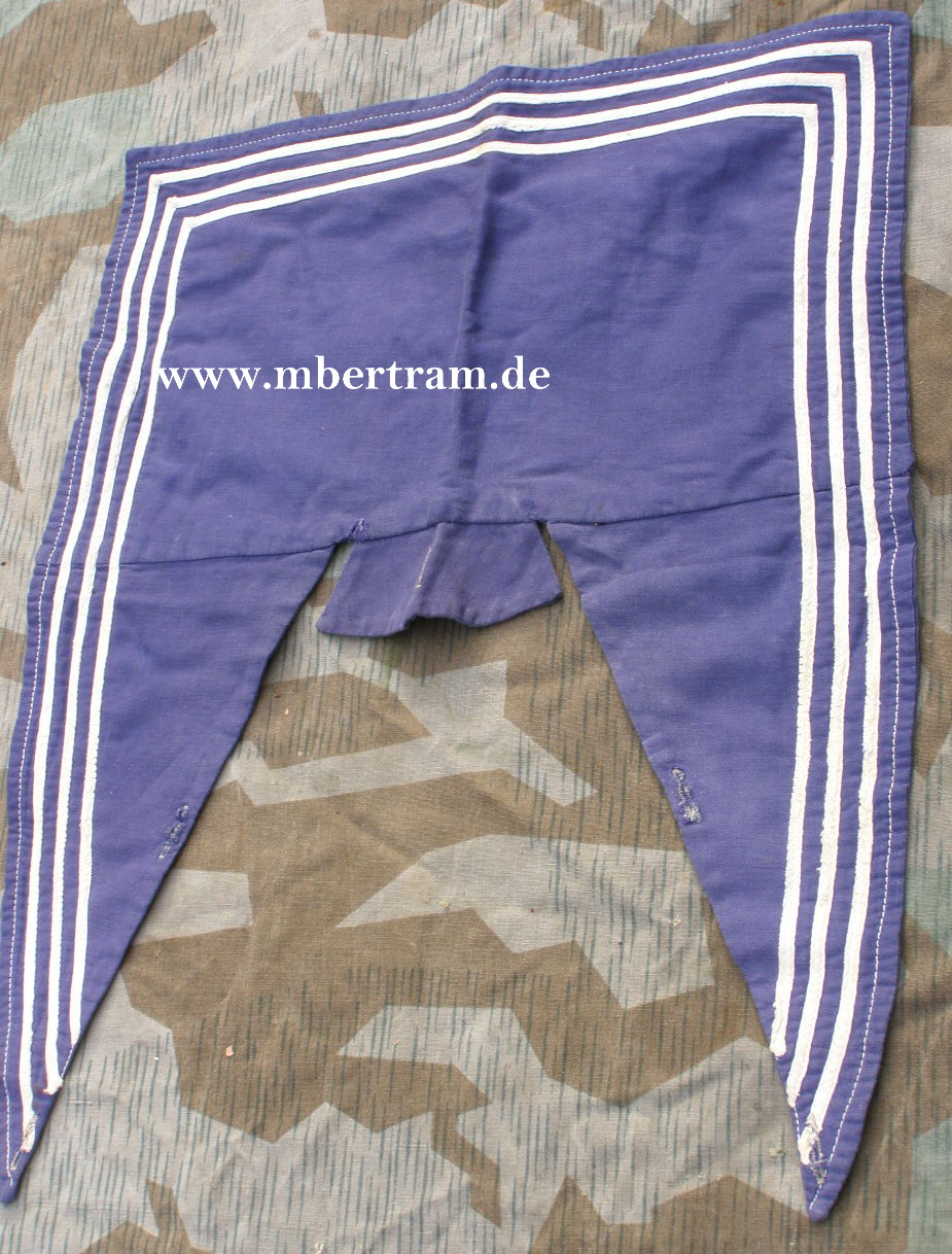 Kriegsmarine blauer Kieler Kragen für Matrosenbluse