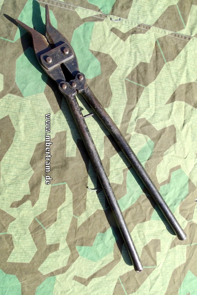 Große Pionier Drahtschere Wehrmacht, Herstellercode  "gyr 1943"
