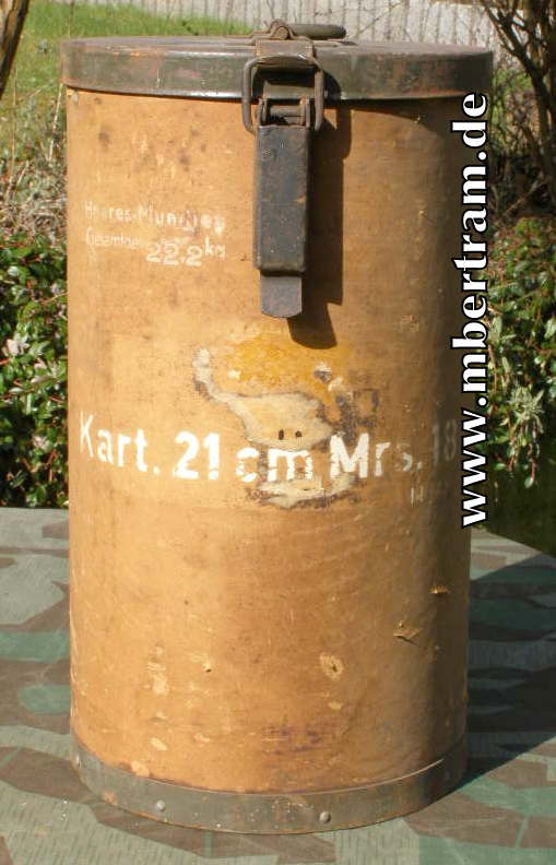 Transportbehälter," Kart. 21 cm Mörser 18, blj 43