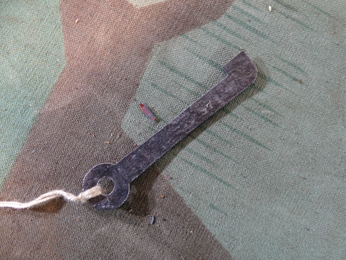 Griffeder/ Blattfeder für Bajonettdrücker von Seitengewehren vor 1900, wie SG 71/ Chassepot….