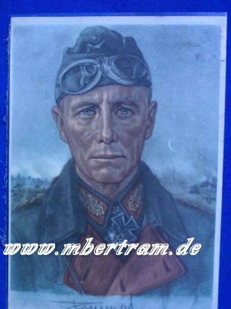 Willrich Postkarte, Unsere Panzerwaffe Gen. Feldm. Rommel