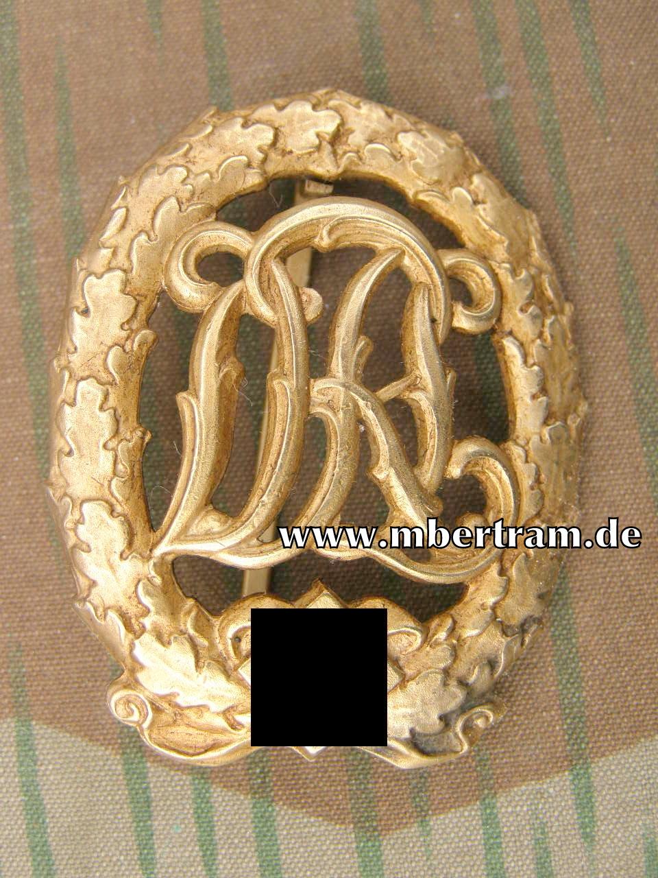 Reichssportabzeichen DRL in Gold mit HK, Wernstein-Jena