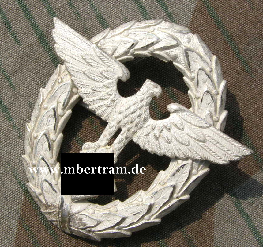 Polizei Schirmmützenadler f. Mannschaften , ältere Form
