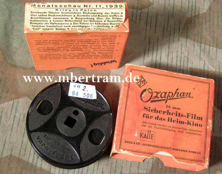 Original 16mm Film, Monatsschau Nr. 11/1939