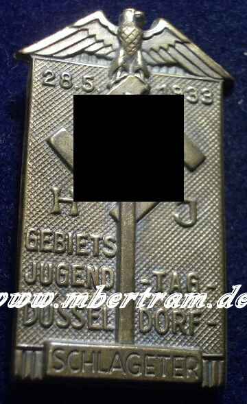 "HJ Gebiets Jugend Tag Düsseldorf -Schlageter-28.5.1933"
