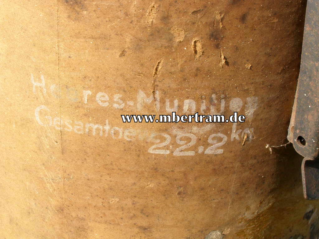 13617-4 Transportbehälter," Kart. 21 cm Mörser 18, blj 43