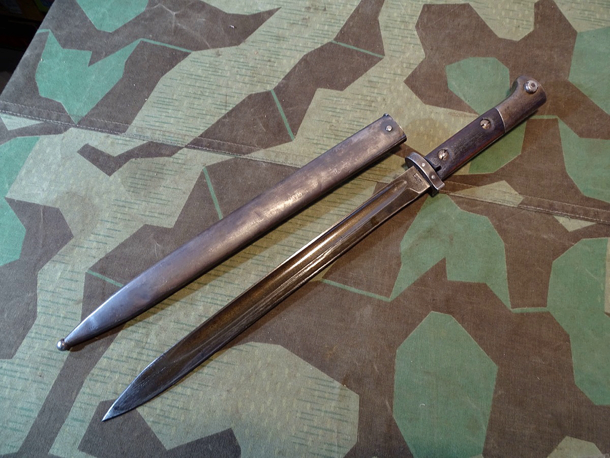 Tschechisches VZ 24 Bajonett, ohne Mündungsring, Wehrmachts Beutewaffe, Bj. 1926