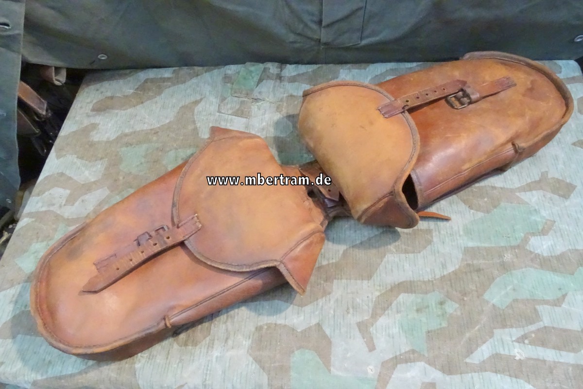 Paar Kavallerie Satteltaschen 1. Weltkrieg, deutsch