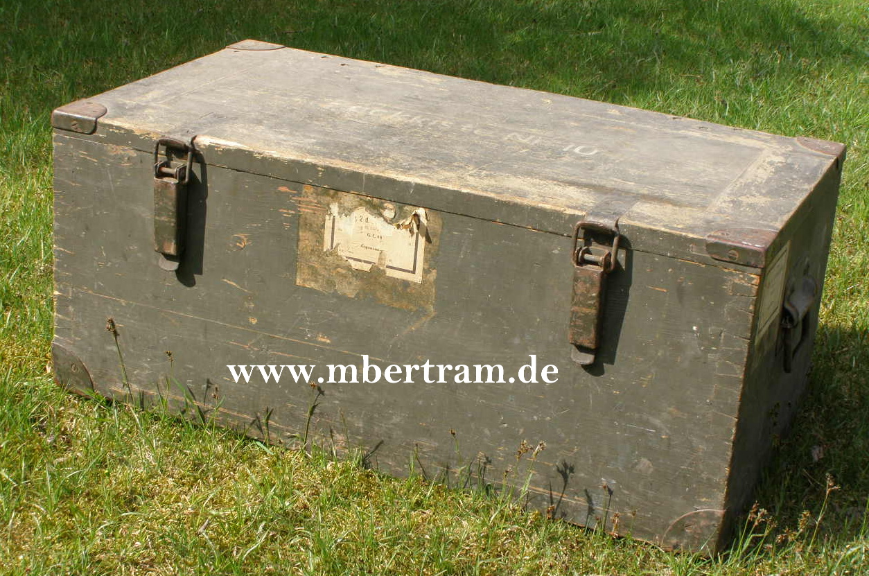 Packkiste 10, 4 Packzettel, 1939 für Kampfstoff !! SELTEN !