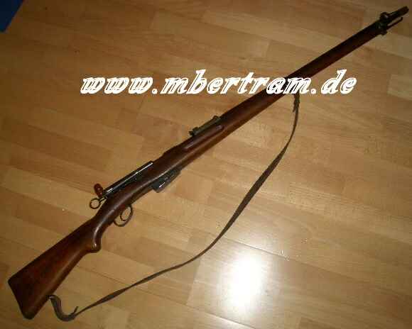 Schweiz Gewehr M:K 1911, Geradezugrepetierer