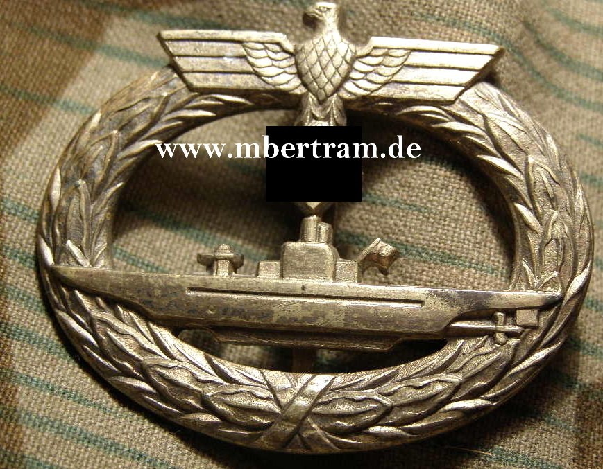 U-BOOT KRIEGSABZEICHEN, Hst.: L 56 Funcke &amp; Brüninghaus
