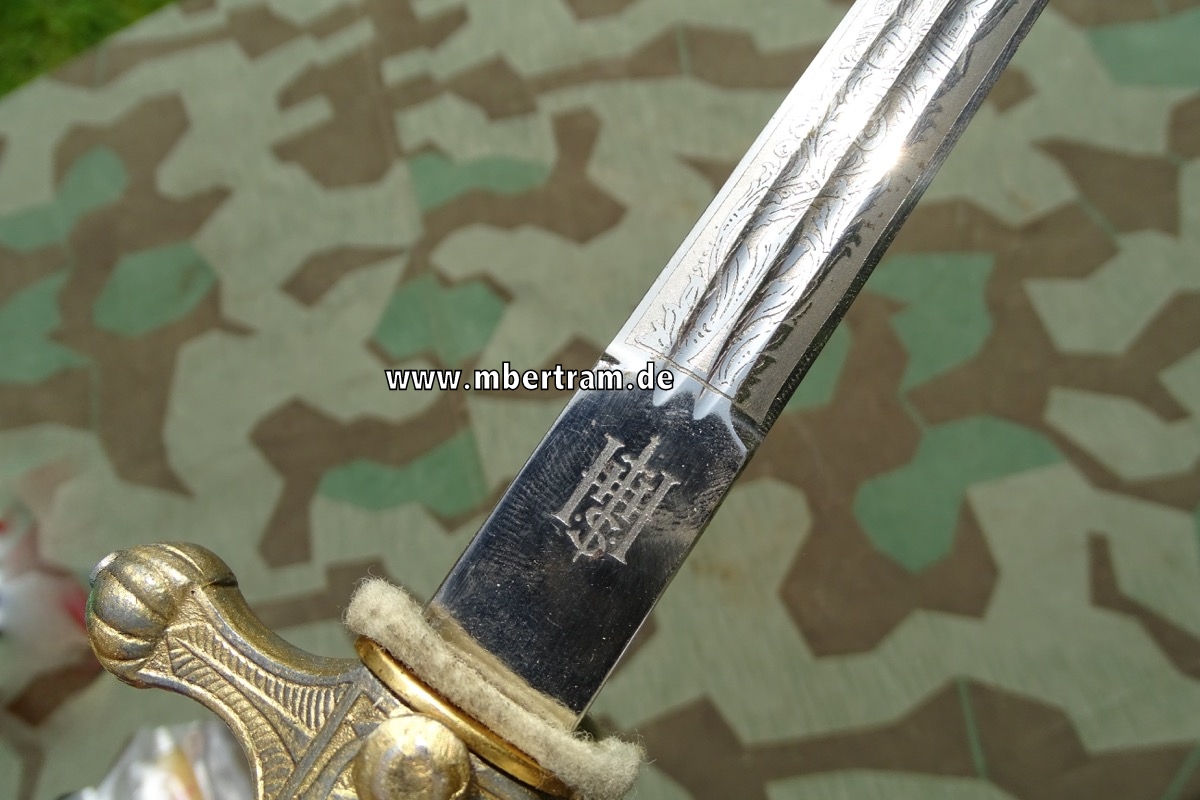 16014-9 Kriegsmarine Offiziersdolch zusammengesetzes Stück aus Original- u. Reproteilen