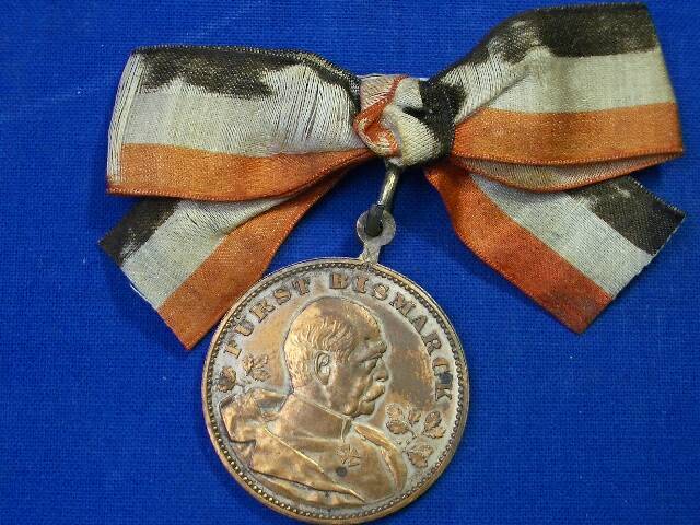 Tragbare Medaille: Fürst Bismarck 1815-1895, 80. Geburtst.