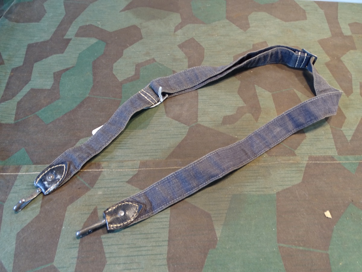 Brotbeutel Riemen, Wehrmacht Luftwaffe, blaugrau 