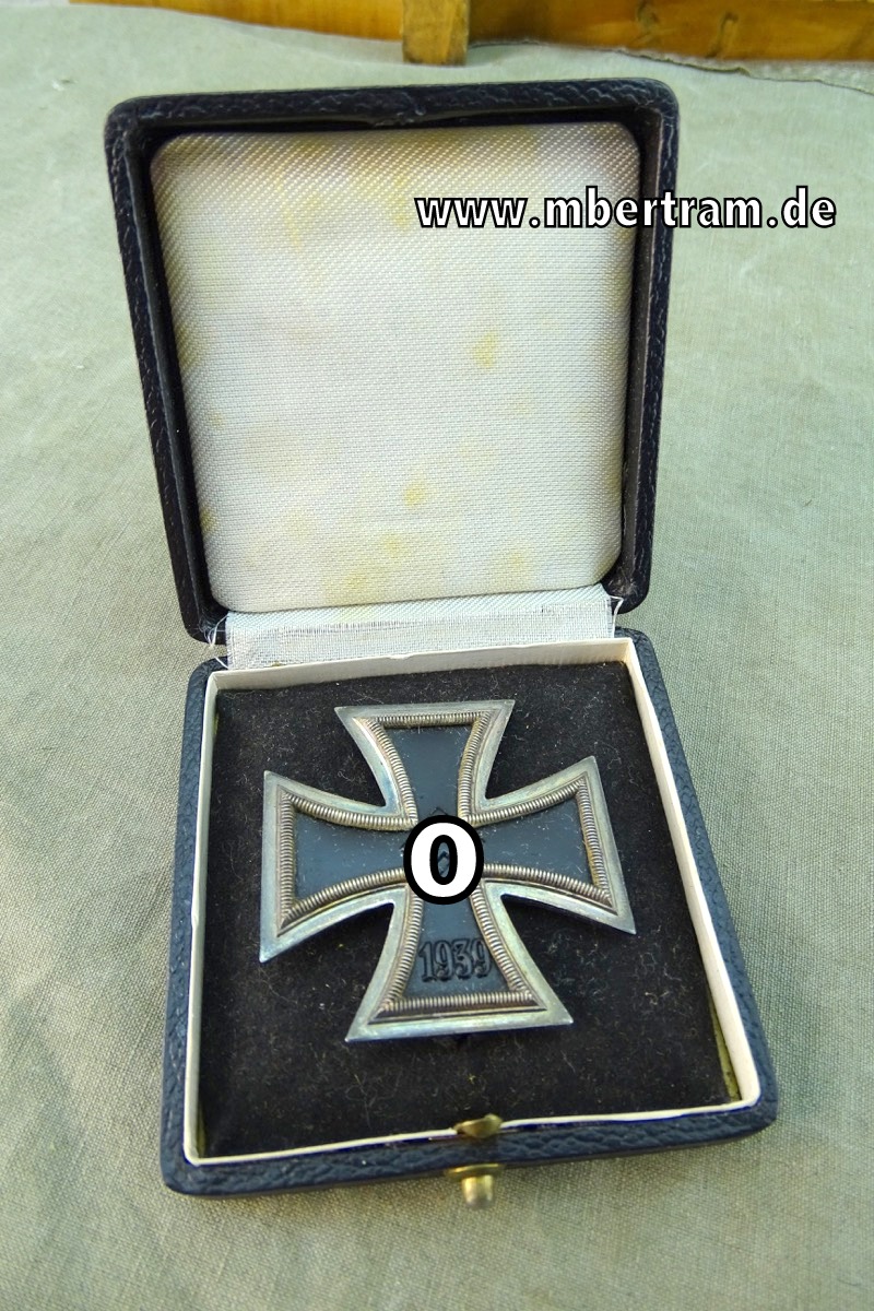 Eisernes Kreuz 1939 1. Klasse - Ferdinand  Hofstätter Bonn, mit Etui