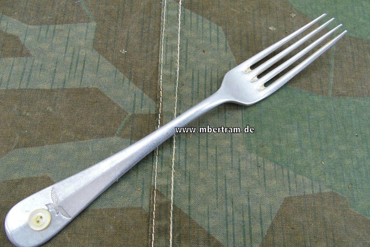 Luftwaffen Gabel, Alu: " Luftwaffen Hoheitsadler, FL.U.V. R.S.H 1939"