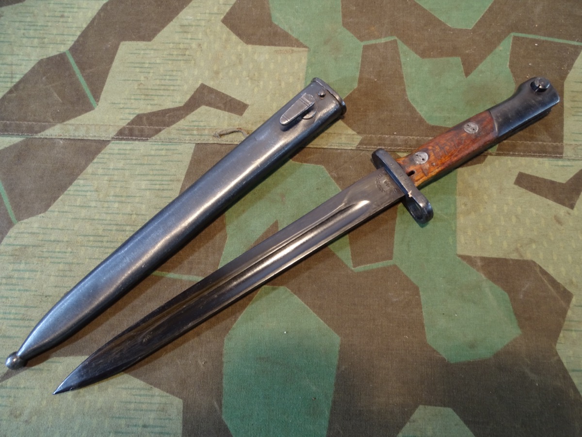 Preduzece Bajonett M44 Jugoslawien. Messerbajonett für Mauser Gewehr 24/44/48