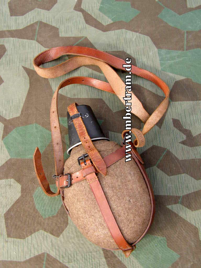 Luftwaffe: 1l Labeflasche für Sanitäter "OHW 1938" nrgl.