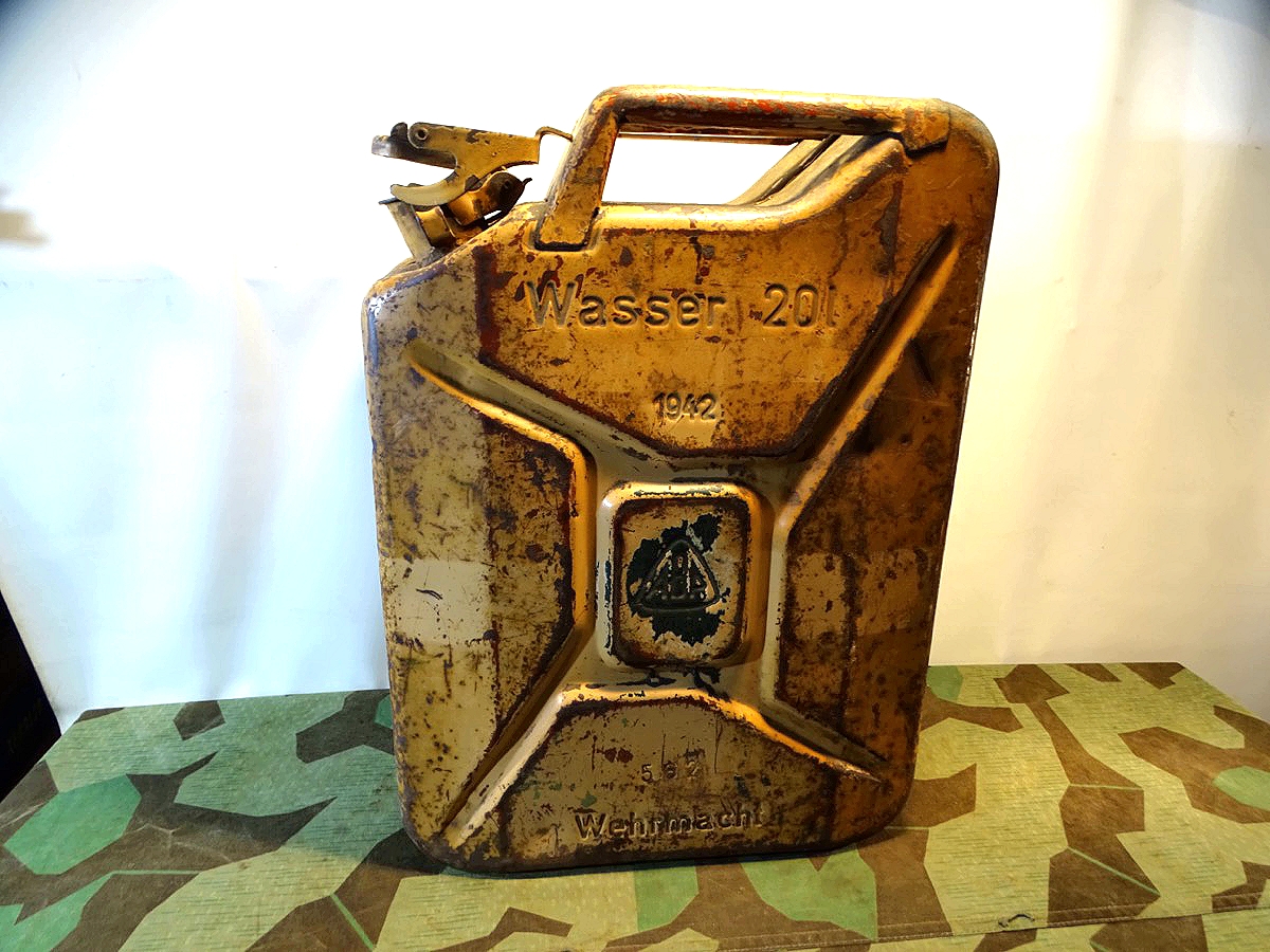 Wasser Kanister, 20 L ,"1942, Wehrmacht" , sandfarben, Südfront, Afrika Korps