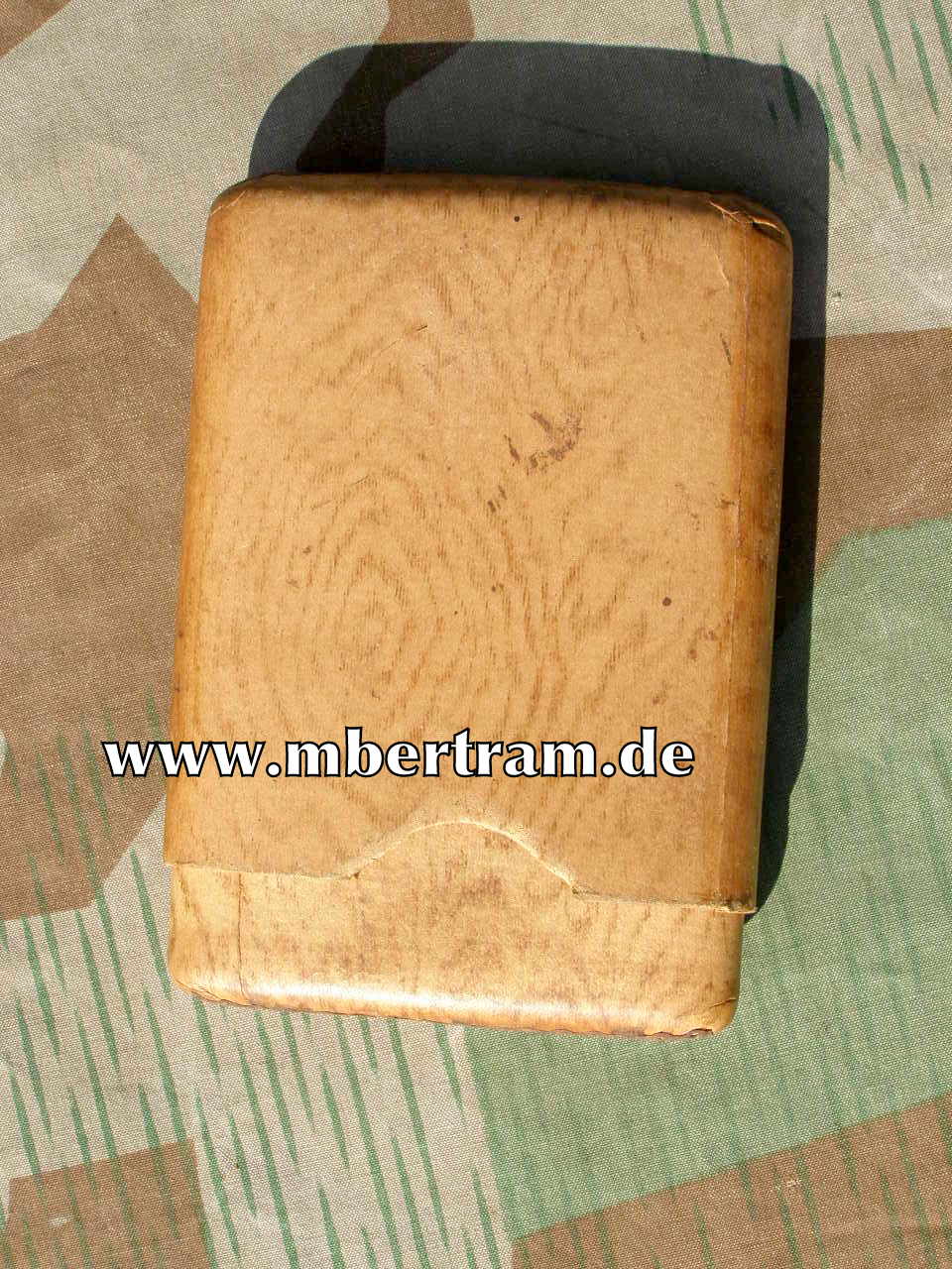 Patriotisches Zigarren Etui, " Weihnachten im Felde 1916