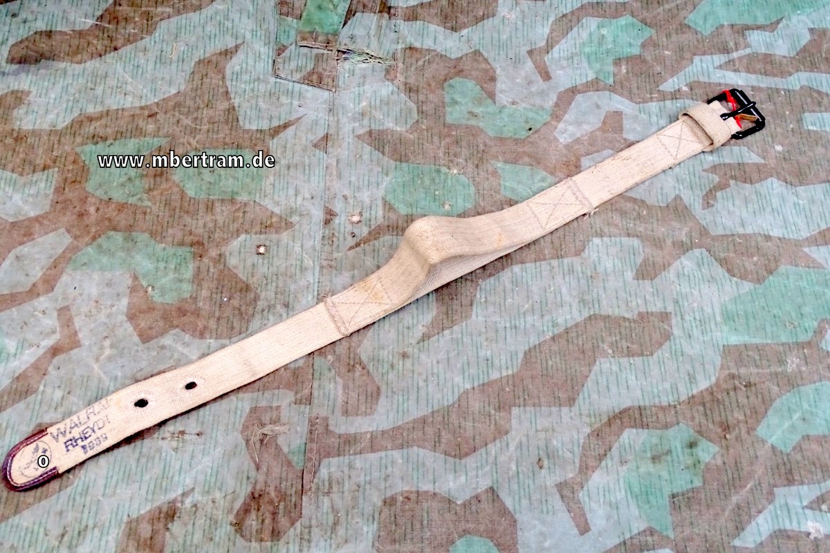 Breiter Web Packriemen Wehrmacht " Walraf Rheydt 1939" ca. 74x3,5cm