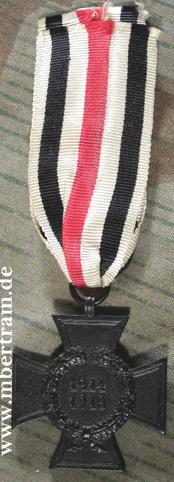 Ehrenkreuz für Witwen und Eltern gefallener Kriegsteilnehmer 1914/18