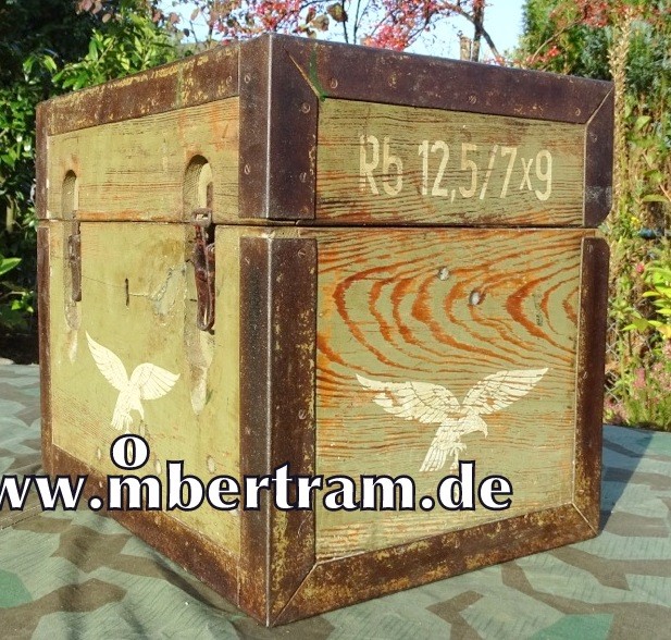 Kiste f. Luftbild Kammera " Reihenbild Gerät Rb 12,5/7,9" Originallack. Sehr SELTEN