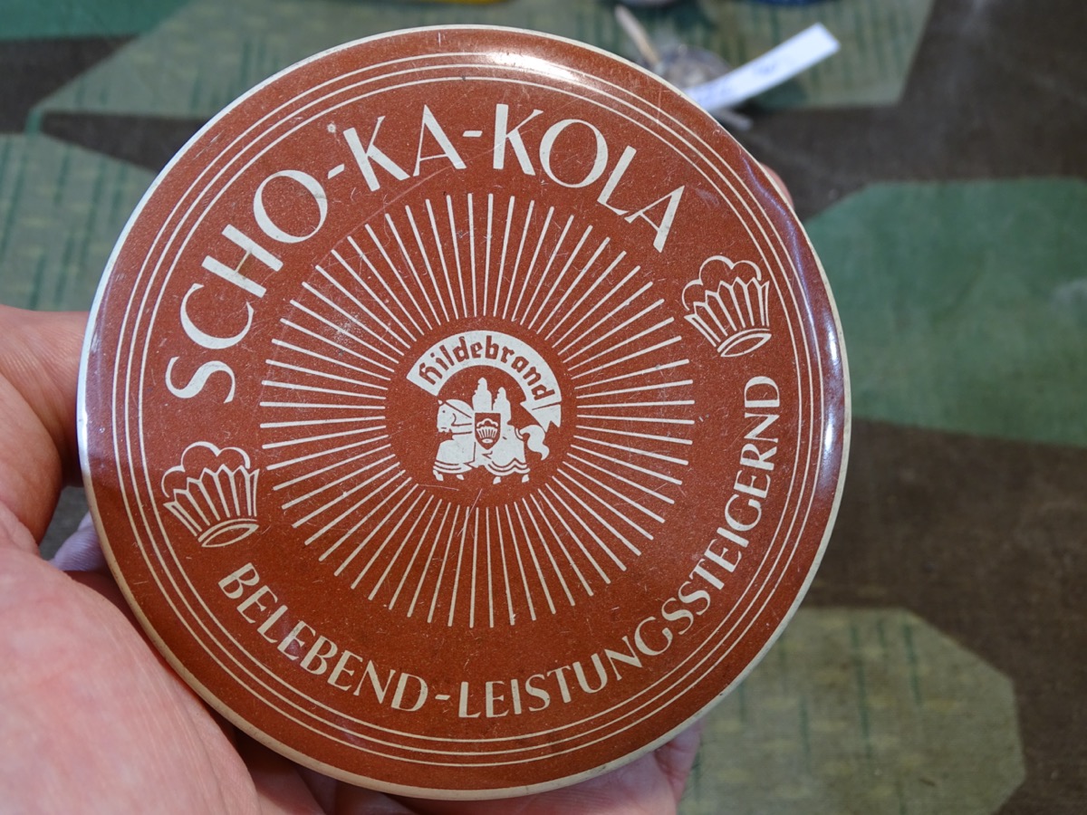 Scho-Ka-Kola Dose von Hildebrand, Berlin DWRZ ( Deutsches Reichs ...