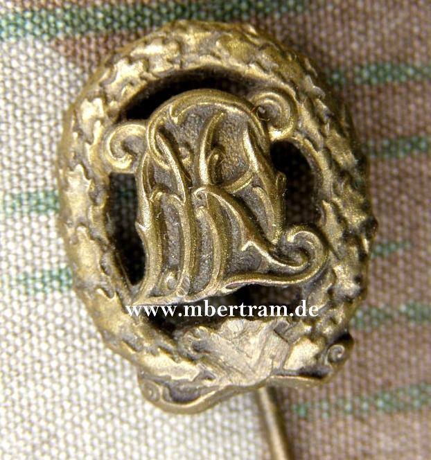 REICHSSPORTABZEICHEN DRL IN BRONCE, 16 MM MINIATUR