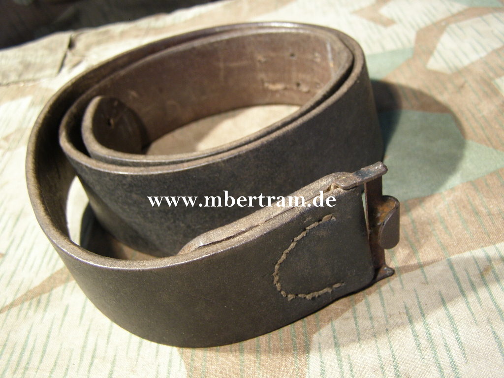 Wehrmacht Koppelriemen, seltene Eisenschliesse, 95cm