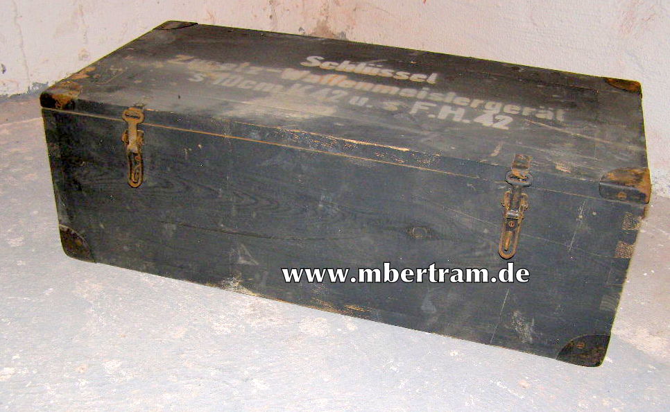 Waffenmeister Kiste 10 cm K 42 u.s. F.H. 42