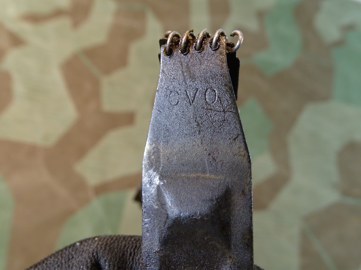 Einführstück für MG 42/ MG 34 Gurt " cvo" Stocko Reisverschlüsse Wuppertal. 