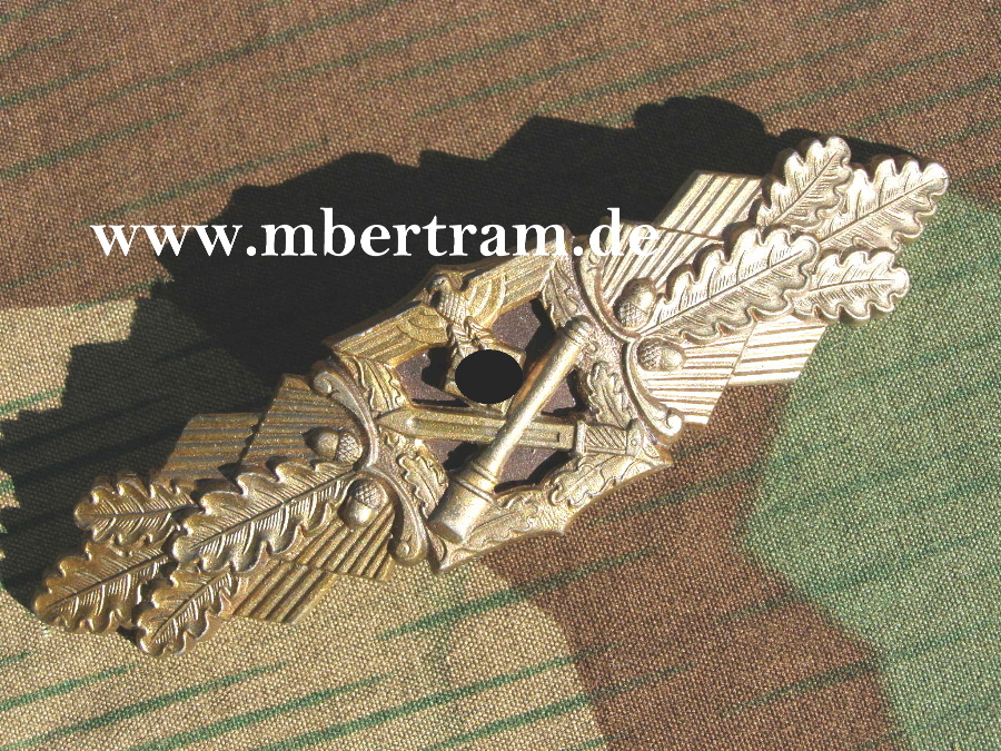 Nahkampfspange Bronze, Feinzink, F&amp;BL, Funke Lüdenscheid